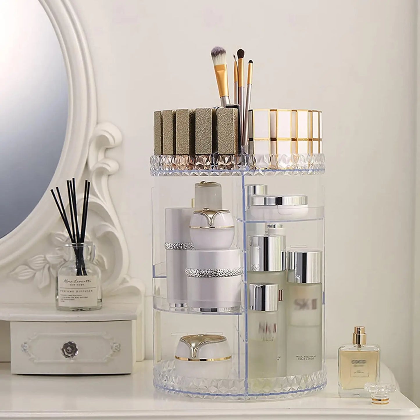 360 Rotating Makeup Organizer