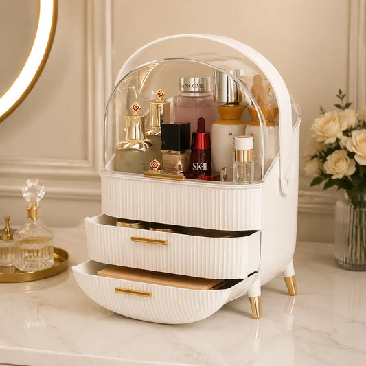 3-Layer Desktop Makeup Organizer
