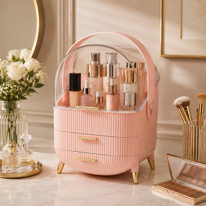 3-Layer Desktop Makeup Organizer
