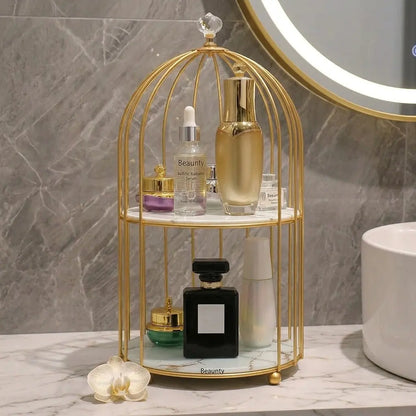 2 Layers Cosmetics Cage Organizer
